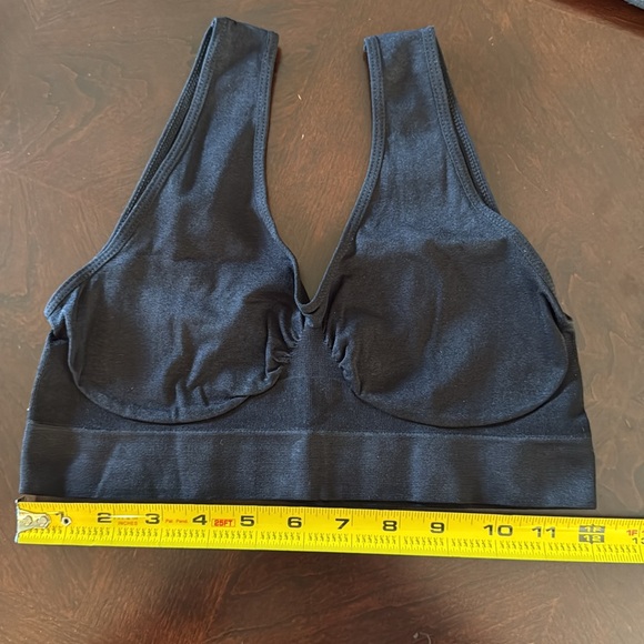 New! Bundle 3 Black Bralettes XXL Fit Like A small - Picture 4 of 9